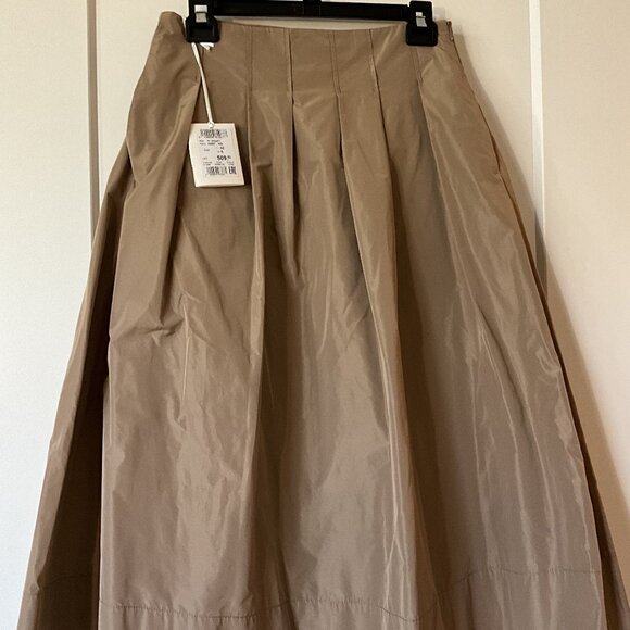 Peserico taffeta pleated skirt - Picture 1 of 5